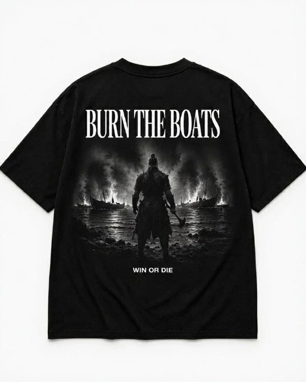 OVERSIZED "BURN THE BOATS"