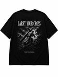 CAMISETA OVERSIZED "CARRY YOUR CROSS"